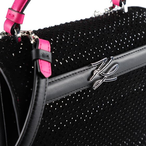 Karl Lagerfeld Autograph Handtasche Leder 24 cm