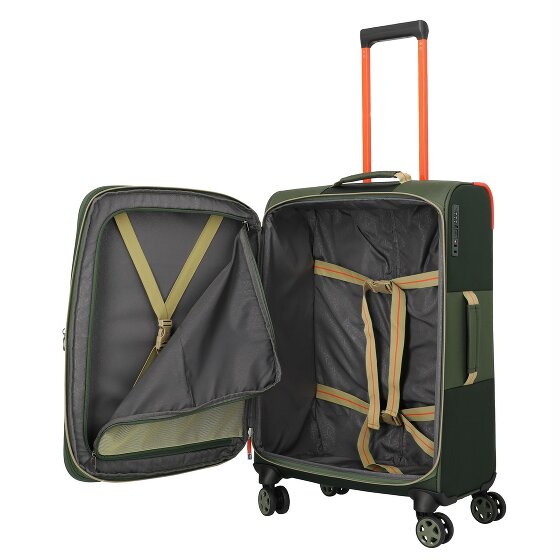 Travelite Color Craze 4 Rollen Kofferset 3-teilig mit Dehnfalte