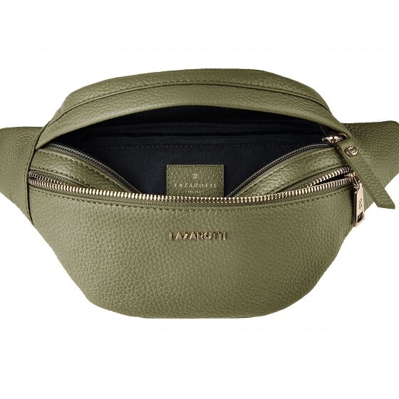 Lazarotti Bologna Leather Double-Zip Gürteltasche Crossbody Leder 25 cm