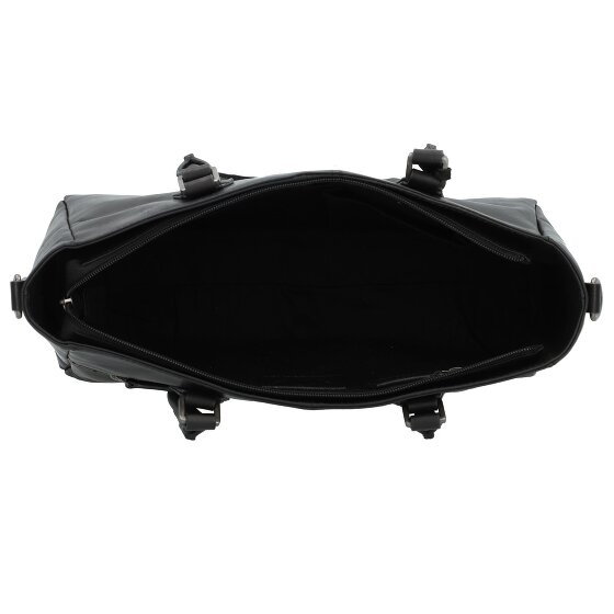 Greenburry Pure Black Handtasche Leder 33 cm