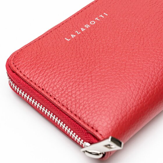 Lazarotti Milano Leather Geldbörse Leder 13,5 cm