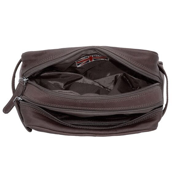 The Chesterfield Brand Wax Pull Up Kulturbeutel Leder 24 cm