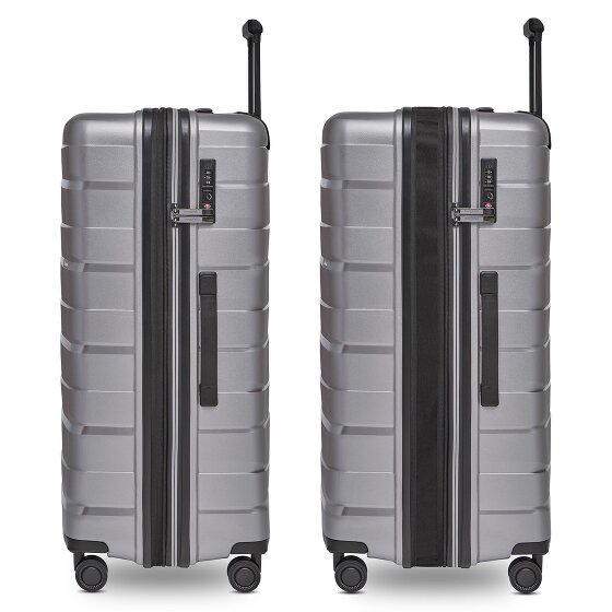 Bergpfeil Travel 4-Rollen Trolley L 75 cm mit Dehnfalte