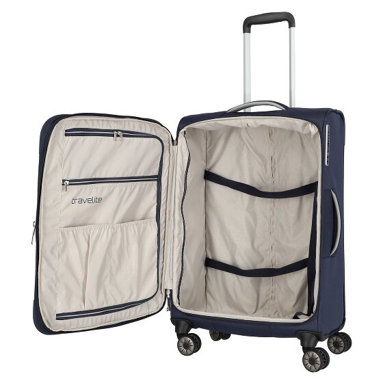 Travelite Miigo 4 Rollen Kofferset 4-teilig mit Dehnfalte