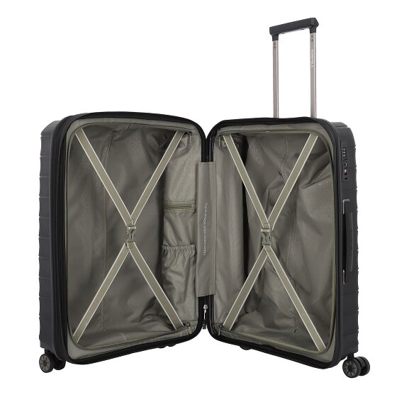 Travelite Mooby 4 Rollen Kofferset 3-teilig mit Dehnfalte