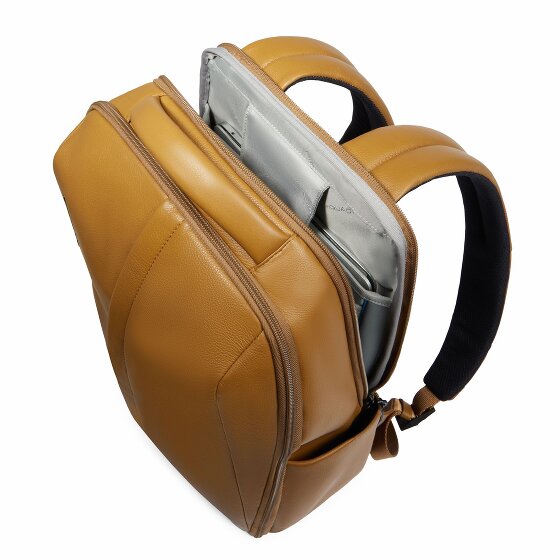 Piquadro Russel Daypack RFID Schutz Leder 41 cm Laptopfach