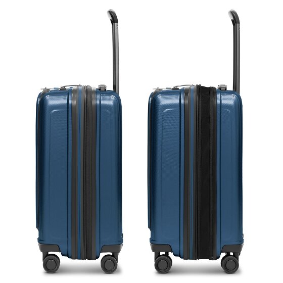 Redolz Essentials 14 4 Rollen Kabinentrolley S 55 cm Laptopfach mit Dehnfalte