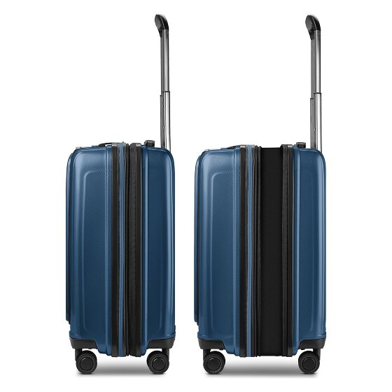 Redolz Essentials 14 4 Rollen Kabinentrolley S 55 cm Laptopfach mit Dehnfalte