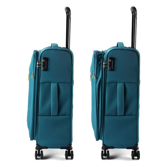 American Tourister Nitestream 4 Rollen Kofferset 3-teilig mit Dehnfalte