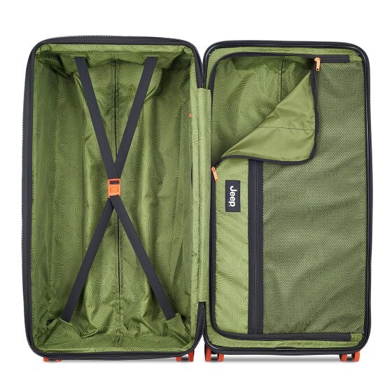 Jeep JH002B 4 Rollen Trolley 80 cm mit Dehnfalte