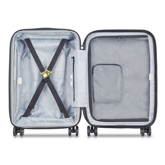 Delsey Paris Shadow 5.0 4-Rollen Kabinentrolley 55 cm Laptopfach mit Dehnfalte