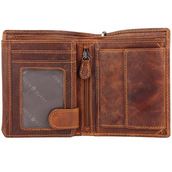 Greenburry Rebel Rider Biker Geldbörse Leder 11 cm