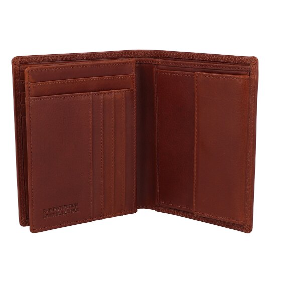 Greenburry Vintage Geldbörse RFID Schutz Leder 10 cm
