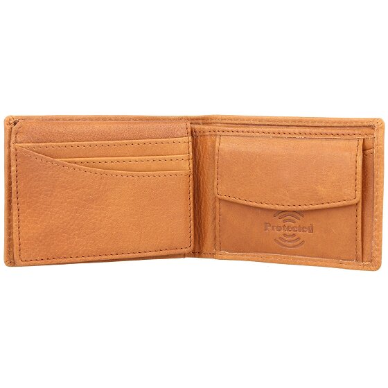 Greenland Nature GreenLand NATURE Geldbörse RFID Schutz Leder 10 cm