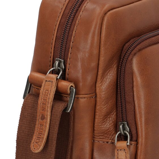 Greenburry Vintage Umhängetasche Leder 20 cm