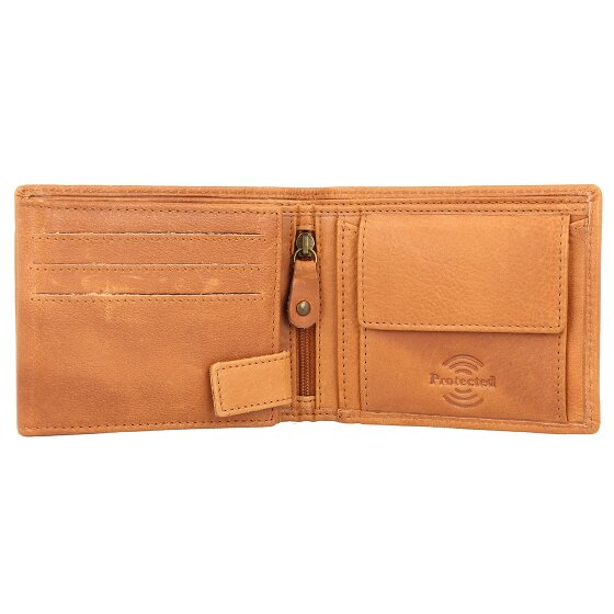 Greenland Nature GreenLand NATURE Geldbörse RFID Schutz Leder 12 cm