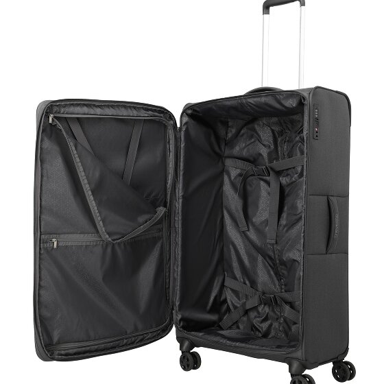 Travelite Cubis 4 Rollen Trolley L 83 cm mit Dehnfalte