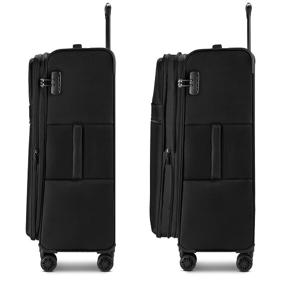 bugatti Valencia Soft 4 Rollen Trolley L 75 cm mit Dehnfalte