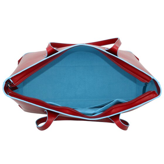 Piquadro Blue Square Shopper Tasche Leder 35 cm