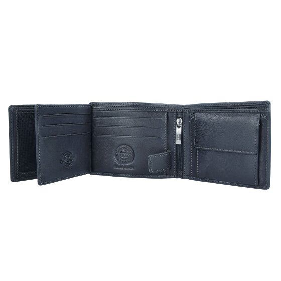 Greenland Nature Black Nappa Geldbörse RFID Leder 12 cm