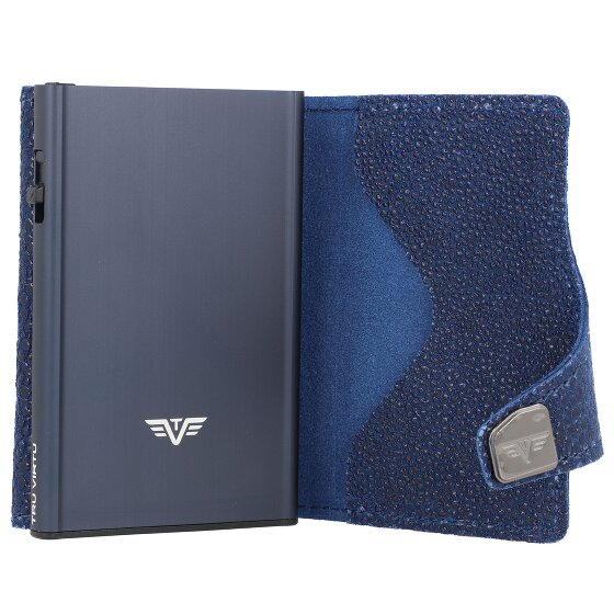 Tru Virtu Click & Slide Kreditkartenetui Geldbörse RFID Leder 6,5 cm