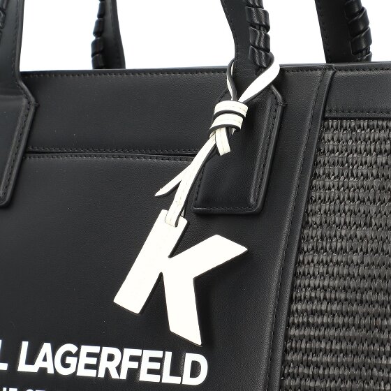 Karl Lagerfeld Raffia Shopper Tasche 33 cm