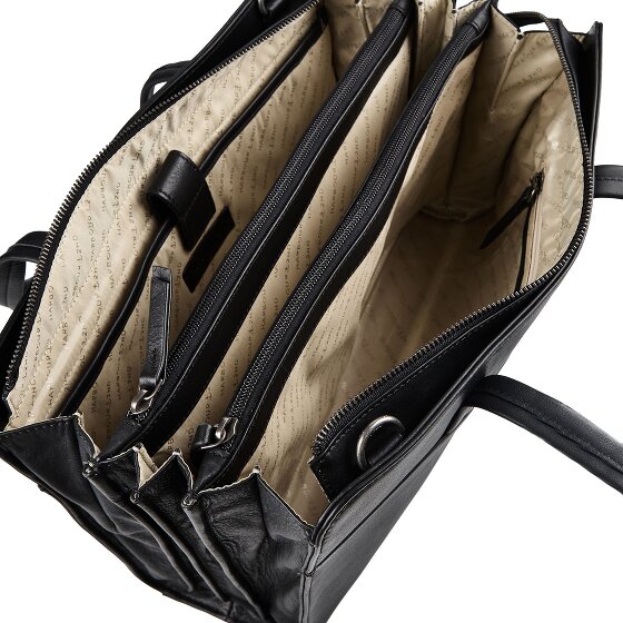 Harbour 2nd Just Pure Schultertasche Leder 36 cm Laptopfach