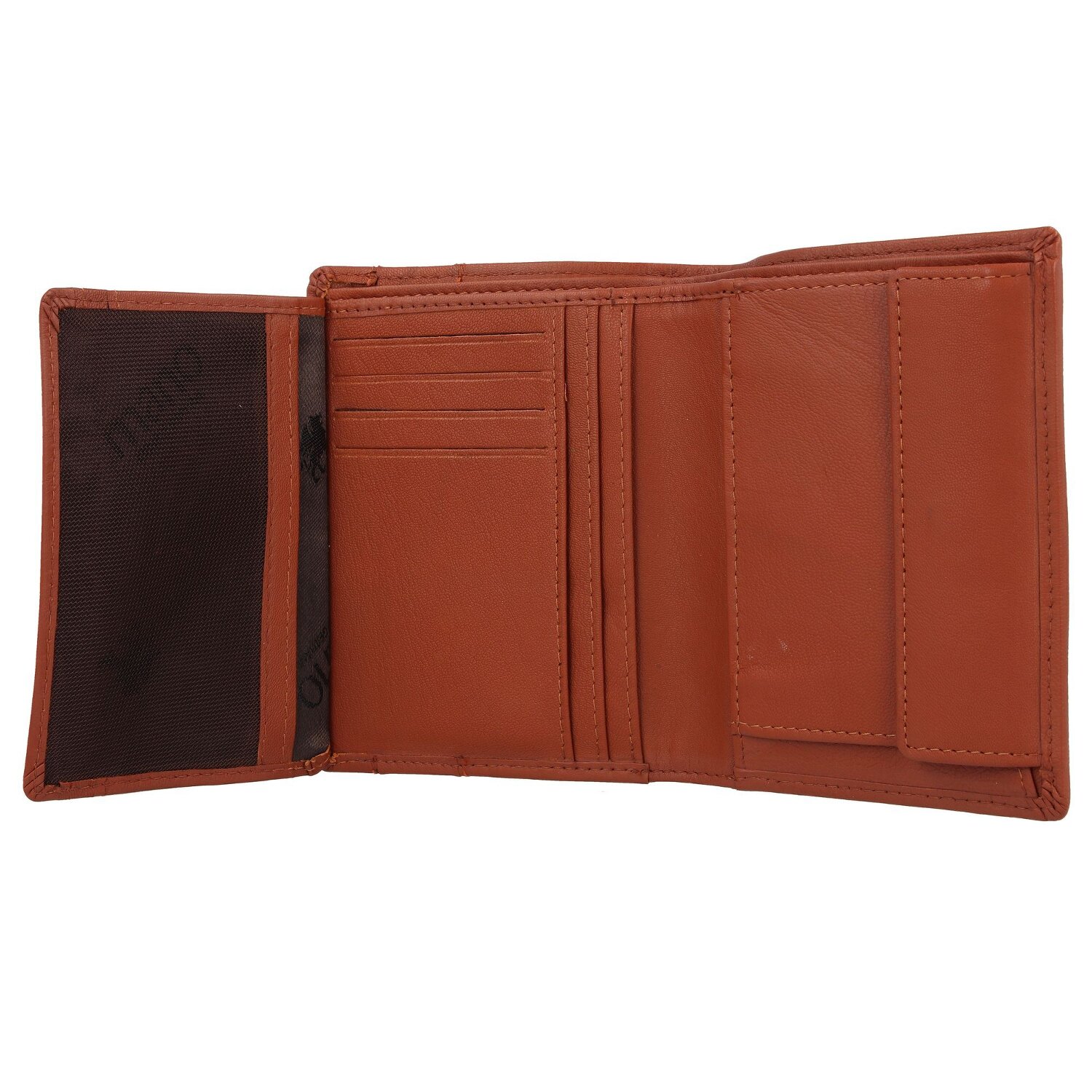 mano Don Leonardo Geldbörse RFID Leder 12,5 cm cognac | bei