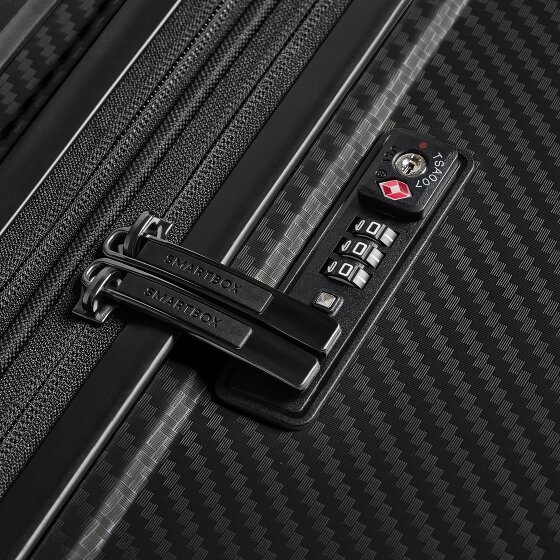 Smartbox Edition 01 4 Rollen Kabinentrolley 55 cm mit Dehnfalte