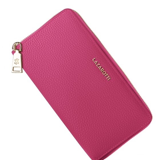 Lazarotti Bologna Leather XL Zip-Around Geldbörse Leder 19 cm