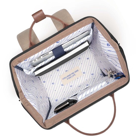 Cabaia Adventurer Waxed Cotton Large Daypack L 46 cm Laptopfach