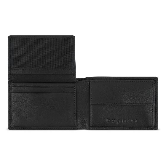 bugatti Black Magic Geldbörse Leder 10 cm