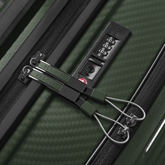 Redolz Essentials 17 4-Rollen Kabinentrolley 55 cm Soft-Pocket Laptopfach