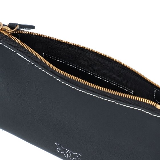 PINKO Flat Horizontal Umhängetasche Leder 20 cm