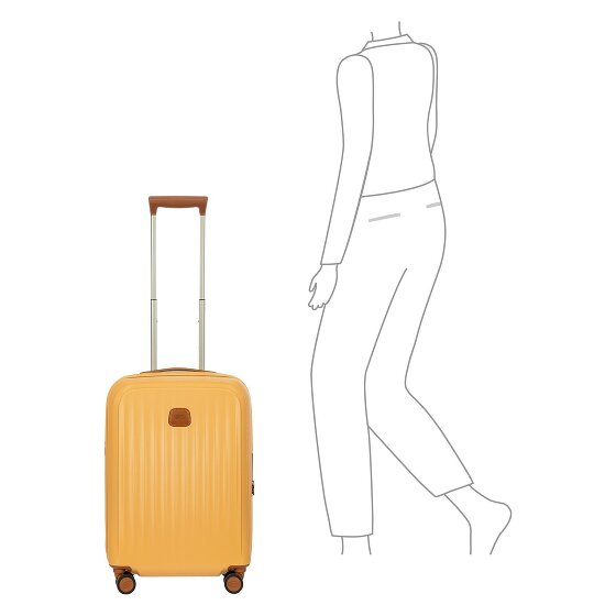 Bric's Taormina 4 Rollen Trolley S 57 cm mit Dehnfalte