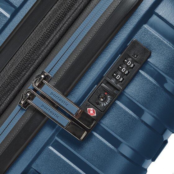 Pactastic Collection 04 THE THREE SET + 4 Rollen Kofferset 3-teilig mit Dehnfalte