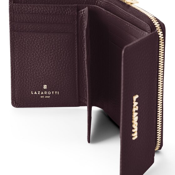 Lazarotti Bologna Leather Zip-Around Geldbörse Leder 12 cm