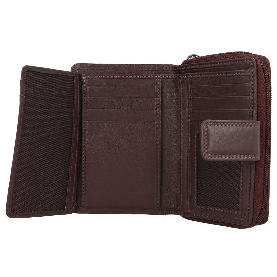 mano Donna Giulia Geldbörse Leder 9 cm