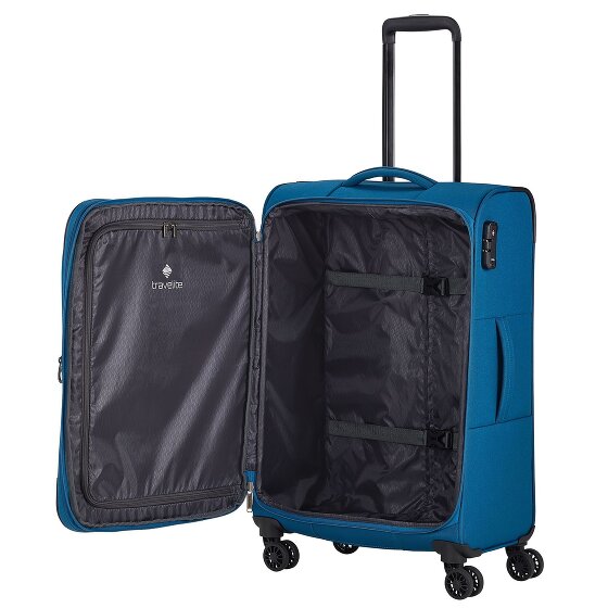 Travelite Chios 4 Rollen Kofferset 3-teilig mit Dehnfalte