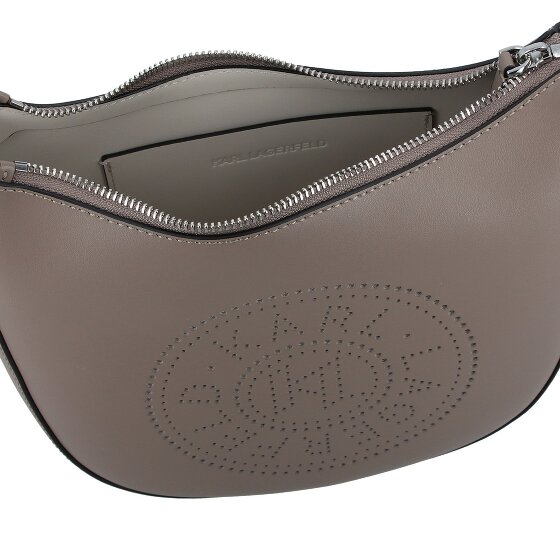 Karl Lagerfeld Circle Schultertasche Leder 24 cm