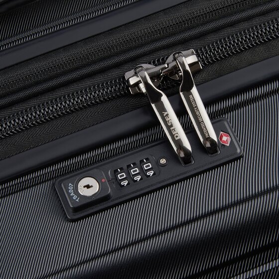 Delsey Paris Shadow 5.0 4 Rollen Trolley 66 cm mit Dehnfalte