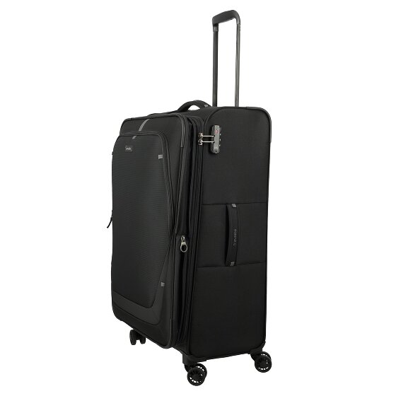 Travelite Umbria 4 Rollen Trolley L 77 cm mit Dehnfalte
