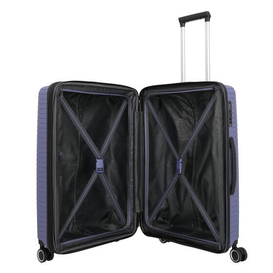 Travelite Orbita 4 Rollen Kofferset 3-teilig mit Dehnfalte