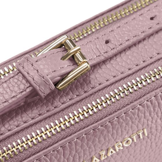 Lazarotti Bologna Leather Umhängetasche Leder Small Double-Zip 18 cm
