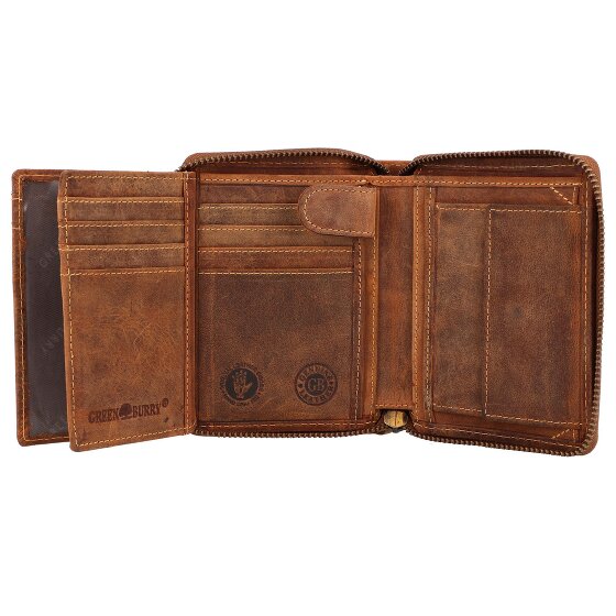 Greenburry Vintage Sternzeichen Geldbörse Leder 10 cm