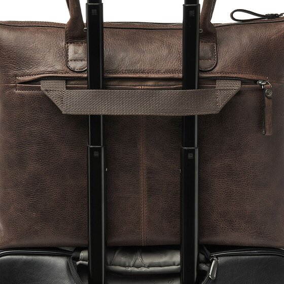 Castelijn & Beerens Carisma Schultertasche RFID Leder 40 cm Laptopfach