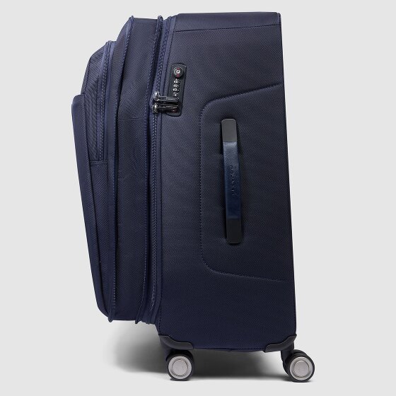 Piquadro Brief 4 Rollen Trolley 68 cm mit Dehnfalte