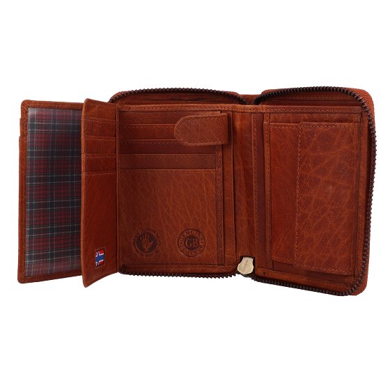 Greenburry House of Norway Geldbörse RFID Schutz Leder 10.5 cm