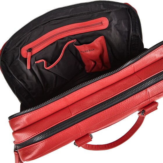 Burkely Minimal Mason Aktentasche Leder 41 cm Laptopfach