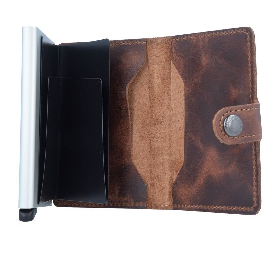 Secrid Miniwallet Vintage Kreditkartenetui Geldbörse RFID Leder 6,5 cm Secrid Miniwallet Vintage Kreditkartenetui Geldbörse RFID Leder 6,5 cm